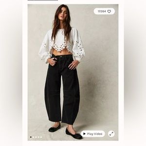 Free People lucky you barrel Jean 27